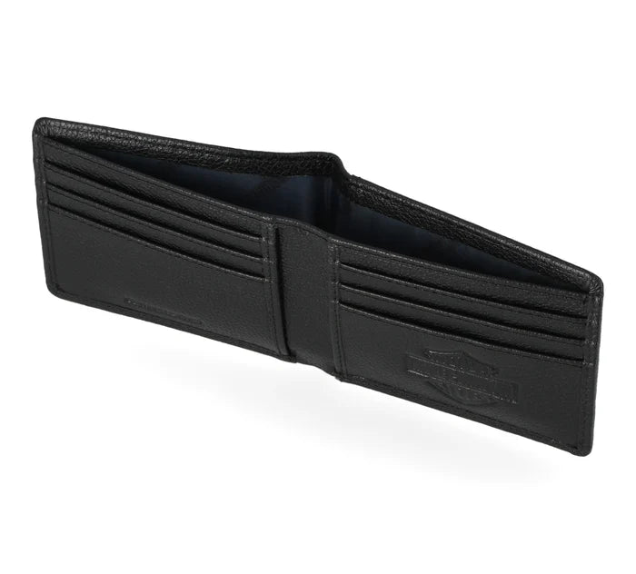 Harley-Davidson Leather Wallet - Classic Eagle Pebble Leather