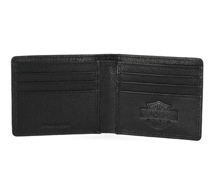 Harley-Davidson Leather Wallet - Classic Eagle Pebble Leather
