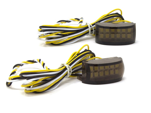 Replacement LED's with Smoke Lens & Amber Flashing. Fits Alloy Art Strut Lights.
