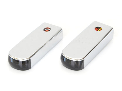 Strut Light Kit with Red Run/Brake & Amber Turn Signal - Chrome. Fits Heritage 2018up & Deluxe 2018-2020