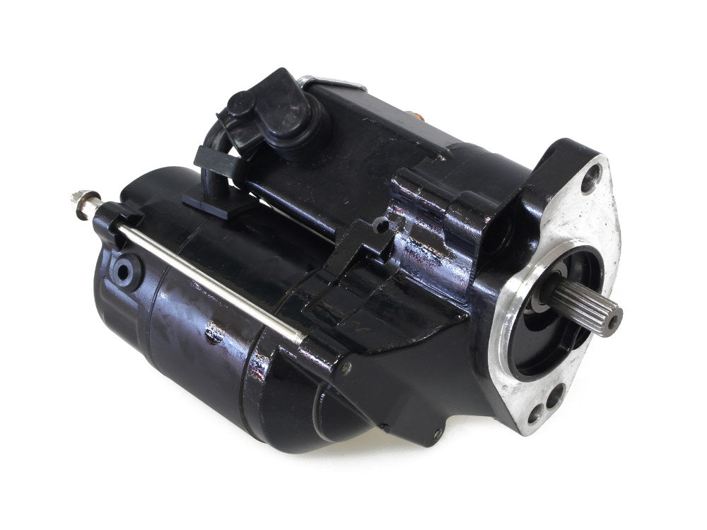 1.4kw Starter Motor - Black. Fits Big Twin 1989-2006