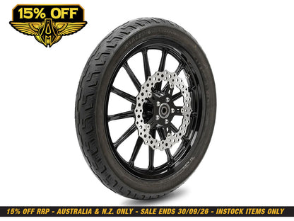 11.8in. Front Jagged Disc Rotor. Fits Dyna 2006-2017, Softail 2015up, Sportster 2014-2021 & Some Touring 2008up.
