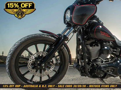 11.8in. Front Jagged Disc Rotor. Fits Dyna 2006-2017, Softail 2015up, Sportster 2014-2021 & Some Touring 2008up.