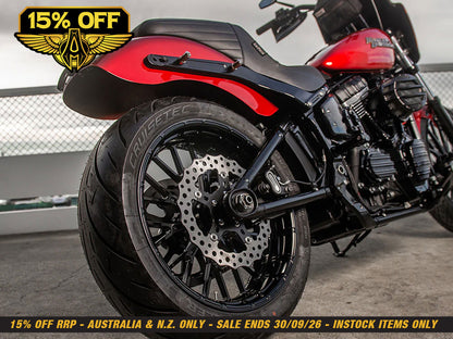 11.8in. Front Jagged Disc Rotor. Fits Dyna 2006-2017, Softail 2015up, Sportster 2014-2021 & Some Touring 2008up.