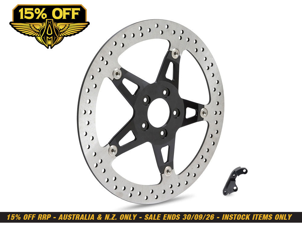 14in. Right Hand Front Big Brake Disc Rotor. Fits FXDR 2019-2020, Touring 2008-2013 & 2018-2023 'Special' Models with Hub Mounted Disc