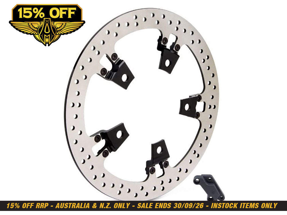 14in. Left Hand Front Big Brake Disc Rotor. Fits Touring 2014-2023.
