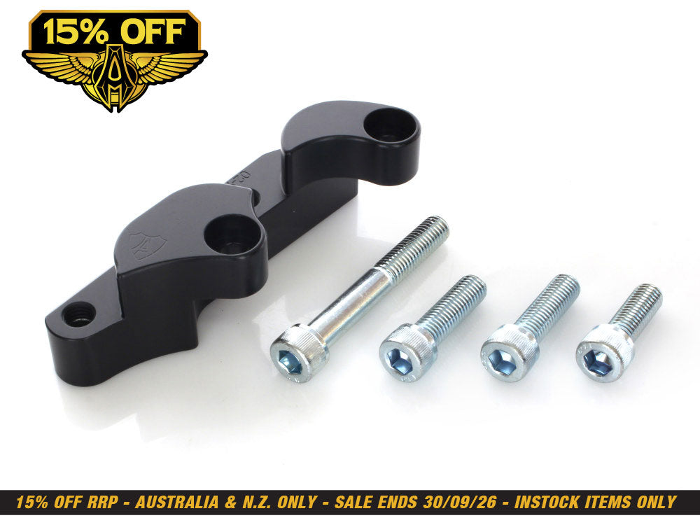 Replacement Big Brake Caliper Mount. Fits Softail 2000-2014 & Dyna 2000-2005 with OEM 11.5in. Disc.