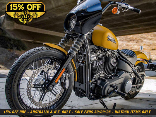 15in. Left Hand Front Jagged Big Brake Disc Rotor. Fits Softail Street Bob, Breakout & Low Rider 2018up & Standard 2020up.