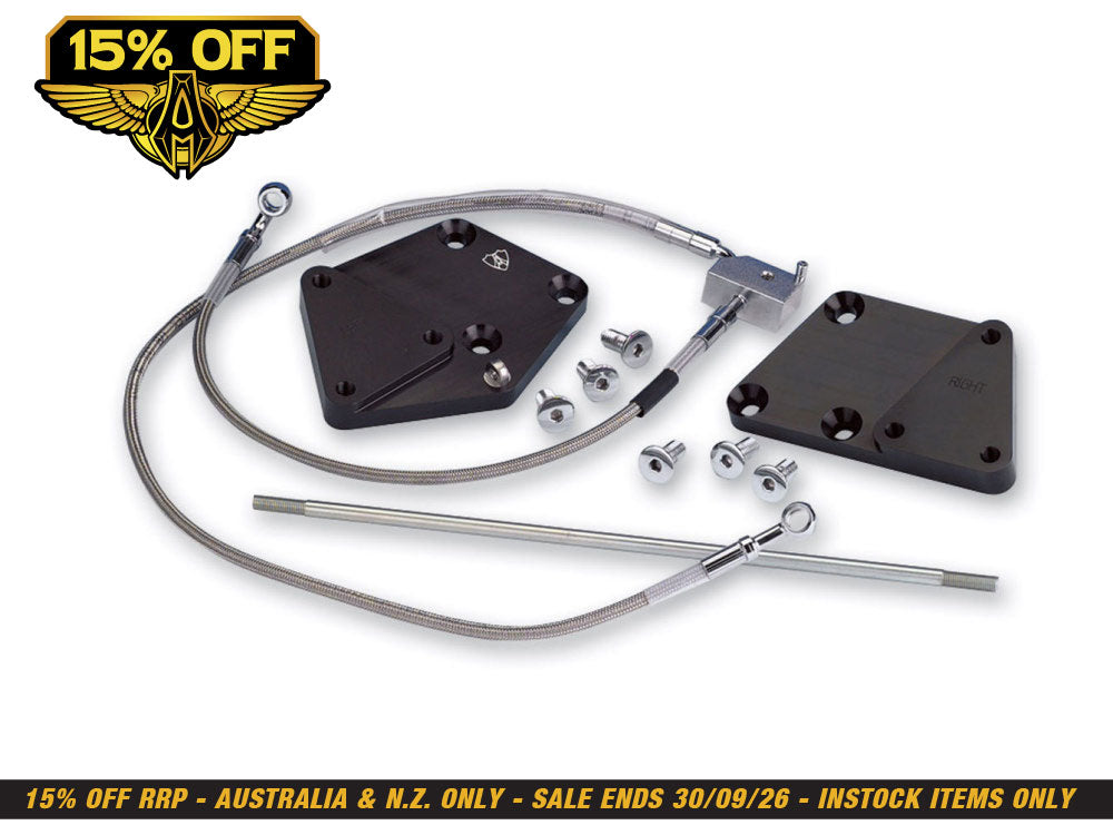 3in. Forward Control Extension Kit. Fits Softail 2000-2006.
