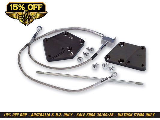 3in. Forward Control Extension Kit. Fits Softail 2000-2006.