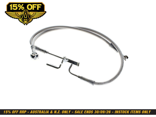 Replacement +3in. Extension Brake Line. Fits Softail 2011-2017 with ABS.