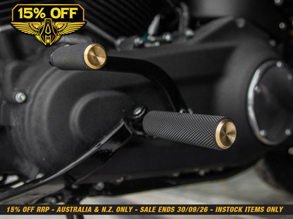 Knurled Fusion Shiftpeg - Brass