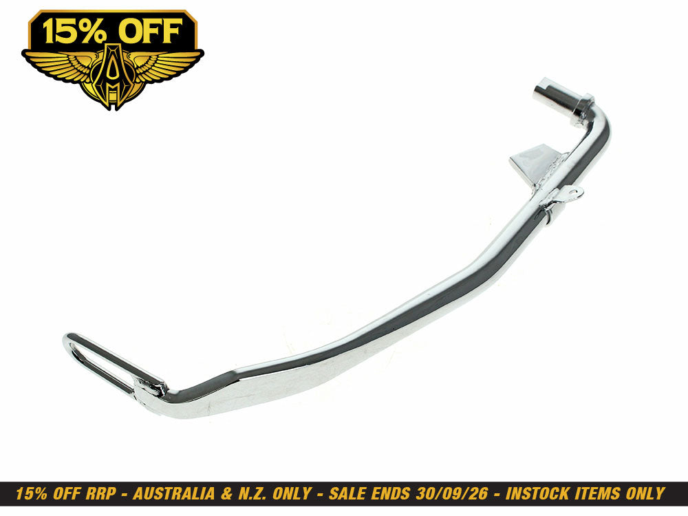 1in. Shorter than Stock Jiffy Stand - Chrome. Fits Dyna 1991-2017.