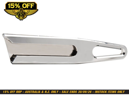 Jiffy Kickstand Stand Extension - Chrome. Fits Touring 1982up