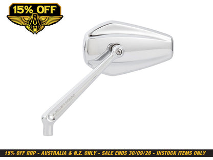 Mini Stocker Forged Mirror - Chrome. Fits Left