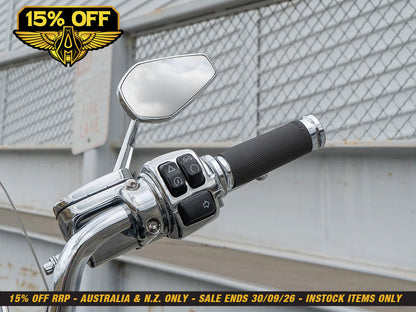 Mini Stocker Forged Mirror - Chrome. Fits Right