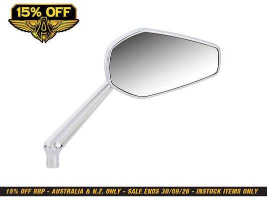 Mini Stocker Forged Mirror - Chrome. Fits Right