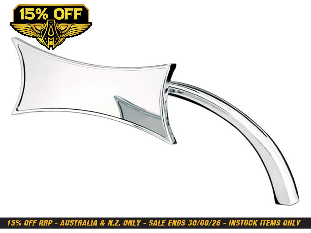 Four Point Mirror - Chrome. Fits Left.