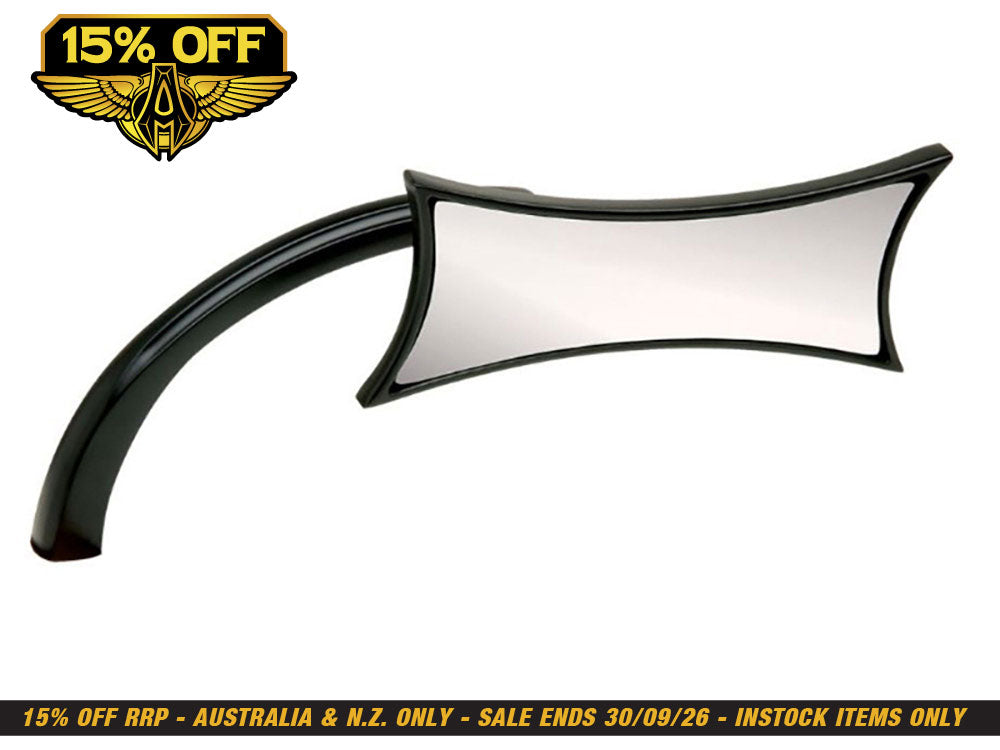 Four Point Mirror - Black. Fits Right.