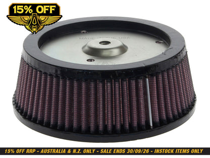 Air Filter Element. Fits Touring 2008-2013 & 2014up with Arlen Ness Cover.