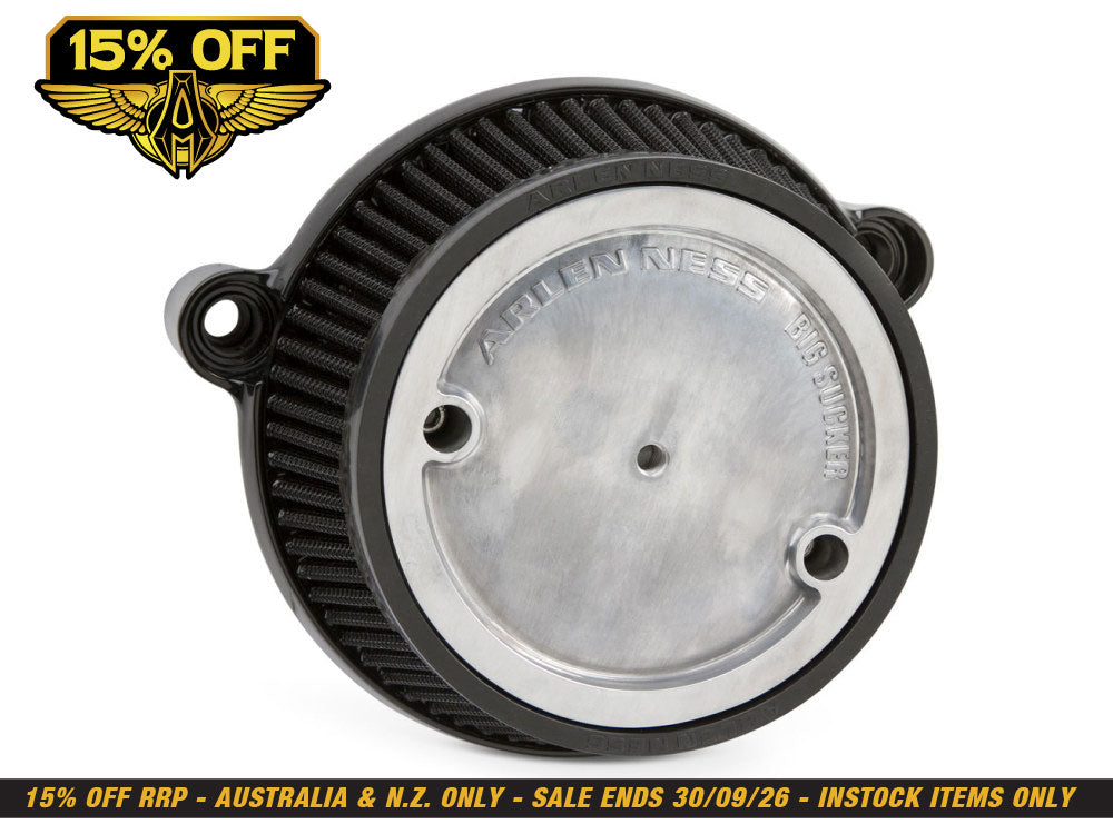 Stage 1 Big Sucker Air Cleaner Kit - Black. Fits Touring 2017-2024 & Softail 2018-2024