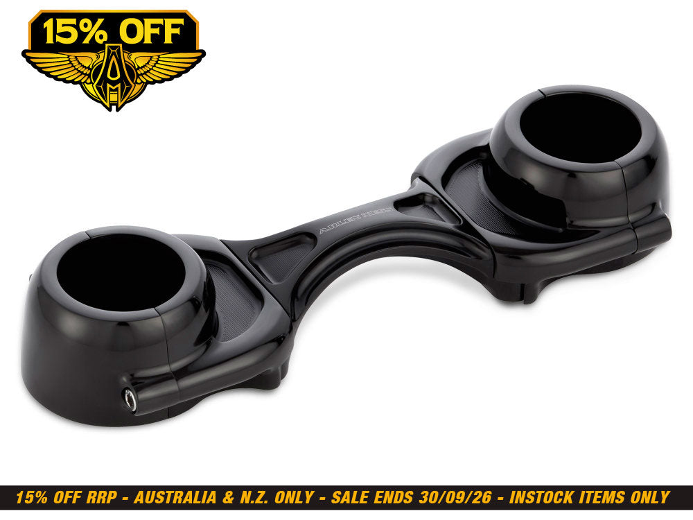 Method Fork Brace - Black. Fits 49mm Dyna Mid-Glide 2006-2017.