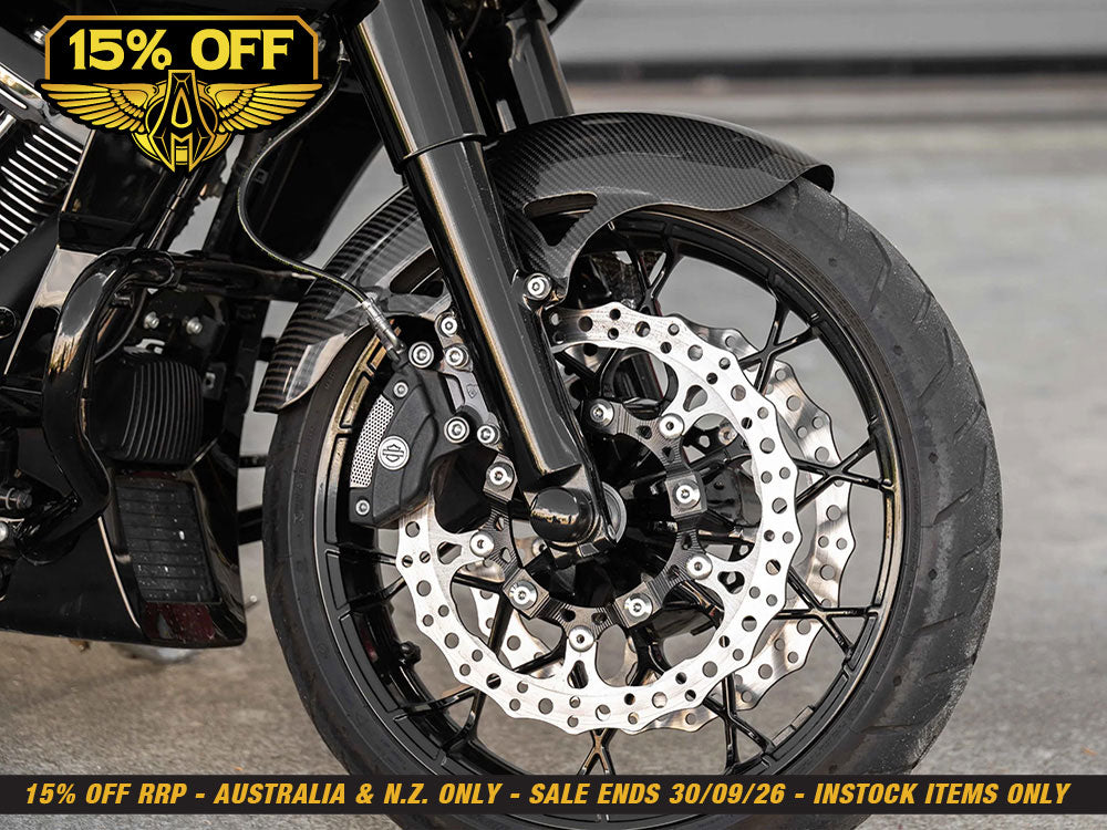Pro Sport Front Fender - Carbon Fibre. Fits Most Touring 2014-2023 with 19in. Front Wheel.