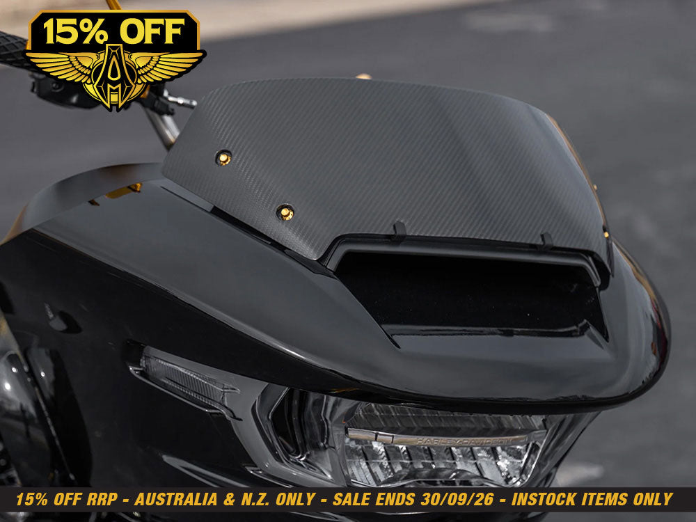 Carbon Windshield. Fits CVO Road Glide 2023up & Road Glide 2024up