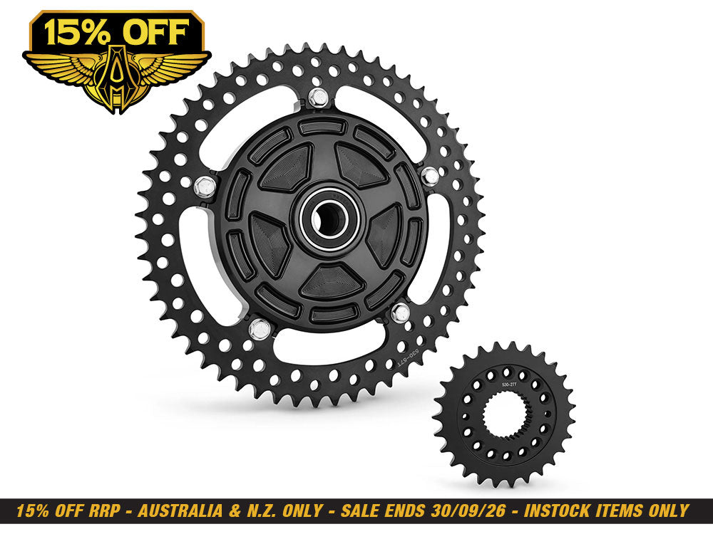 Cush Drive Chain Sprocket Kit with 57 Teeth Sprocket. Fits Touring 2009up.