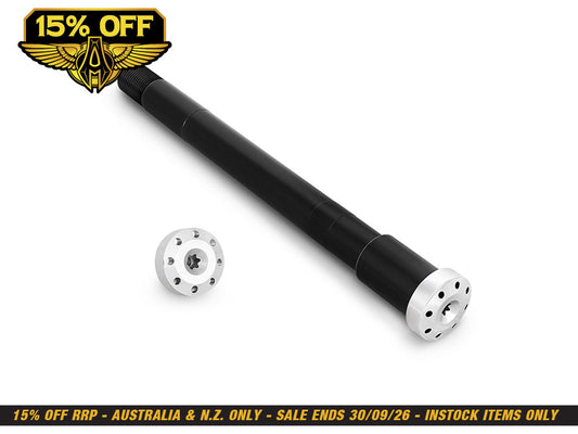 Holeshot Front Axle Kit - Polished. Fits Touring 2024up