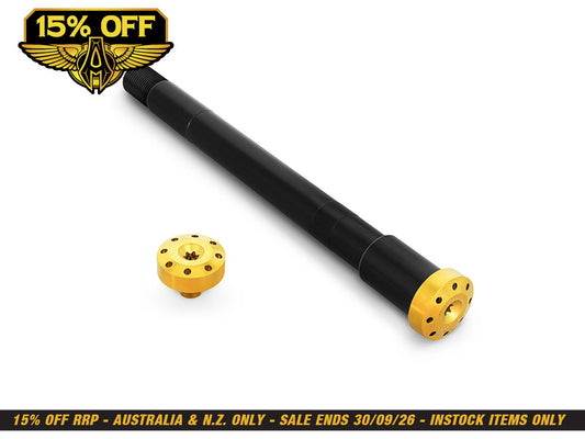 Holeshot Front Axle Kit - Gold. Fits Touring 2024up