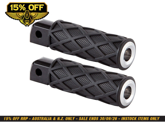 Diamond Footpegs - Chrome. Fits Softail 2018up Rear Passenger