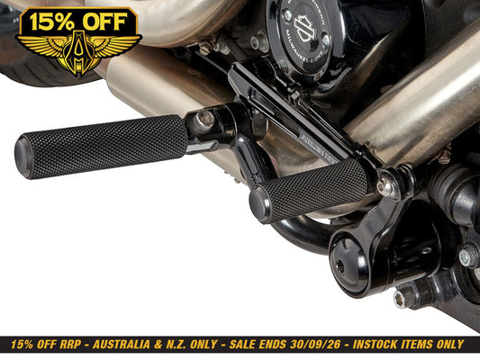 Mid Controls - Black. Fits Touring 2014-2023