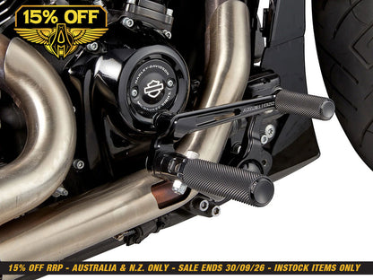 Mid Controls - Black. Fits Touring 2014-2023