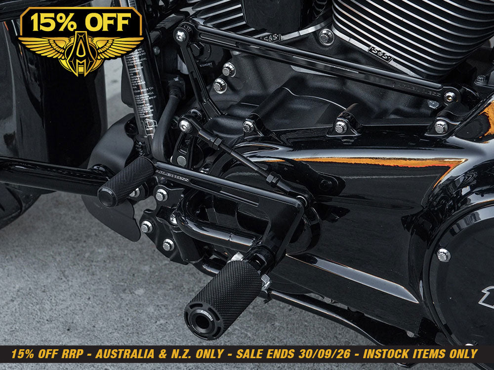 Mid Controls - Black. Fits Touring 2014-2023
