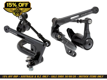 Mid Controls - Black. Fits Touring 2014-2023