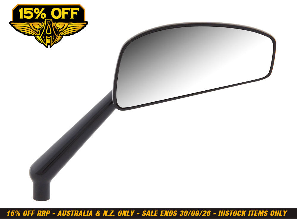 Tearchop Mirror - Black. Fits Right.