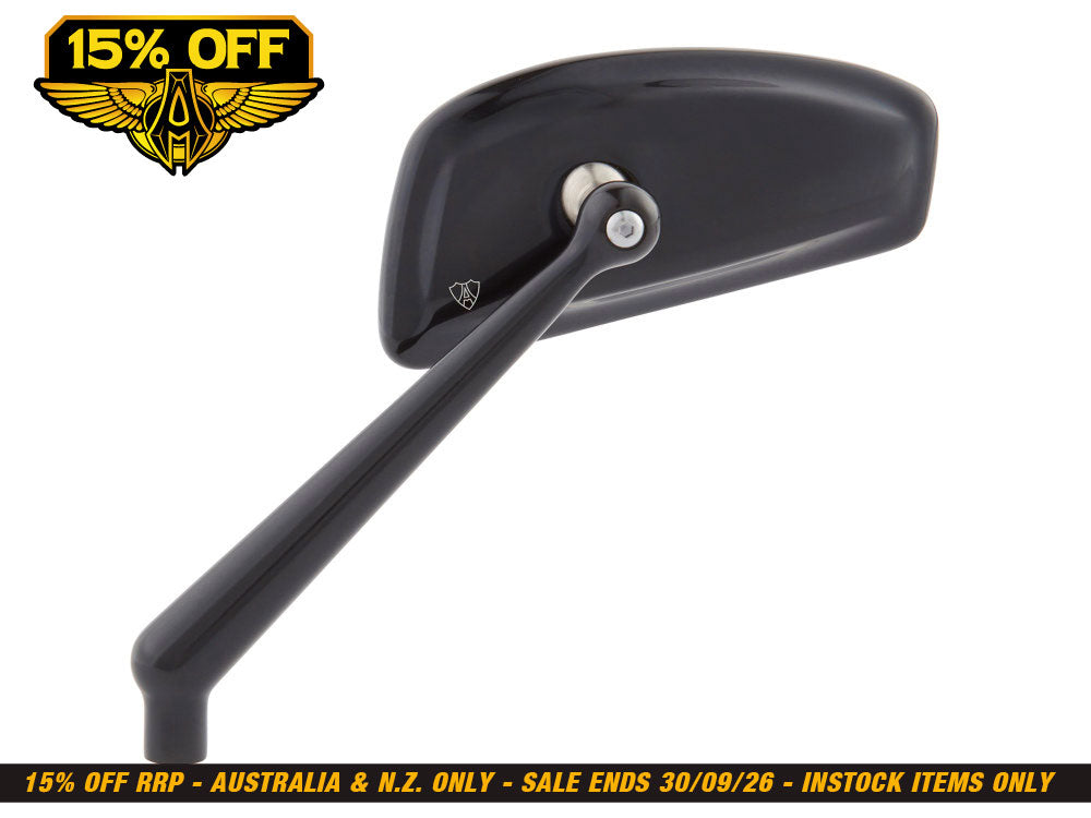 Tearchop Mirror - Black. Fits Right.