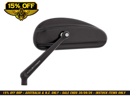 DownDraft Mirrors - Black. Left and Right Set.