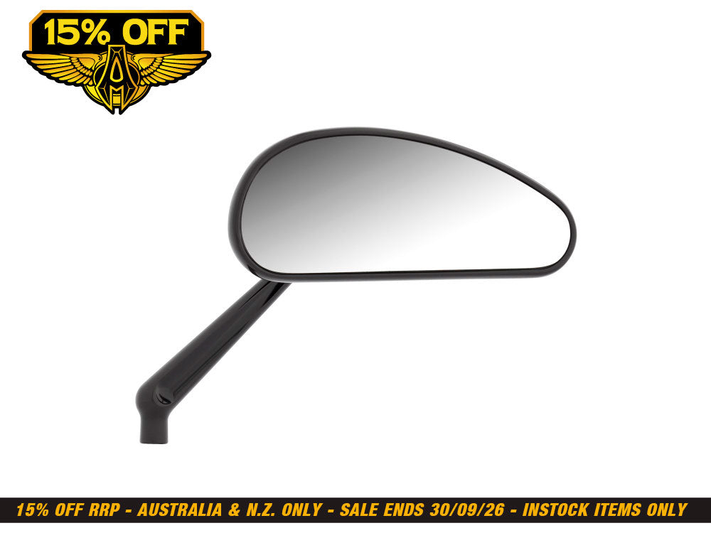 DownDraft Mirrors - Black. Left and Right Set.