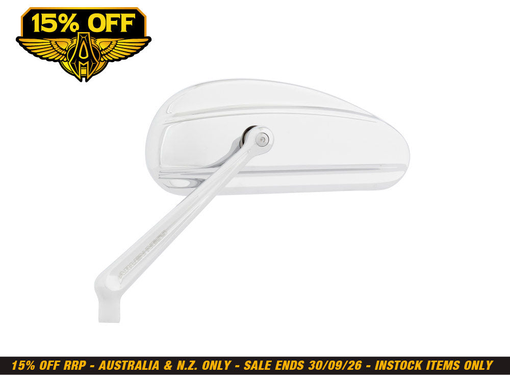 DownDraft Mirrors - Chrome. Left and Right Set.