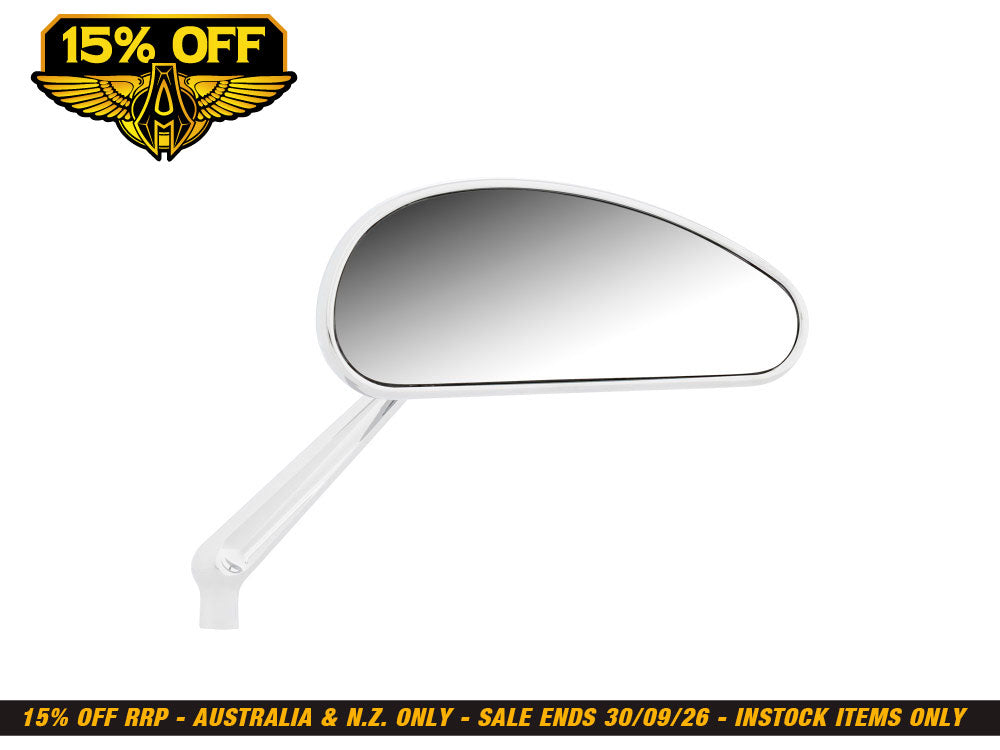DownDraft Mirrors - Chrome. Left and Right Set.
