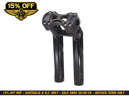 10in. Method Kickback Risers - Black. Fits 1in. Handlebar