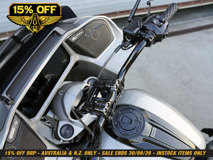 10in. Method Kickback Risers - Black. Fits 1in. Handlebar