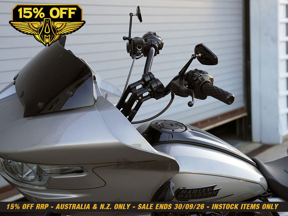 10in. Method Kickback Risers - Black. Fits 1in. Handlebar