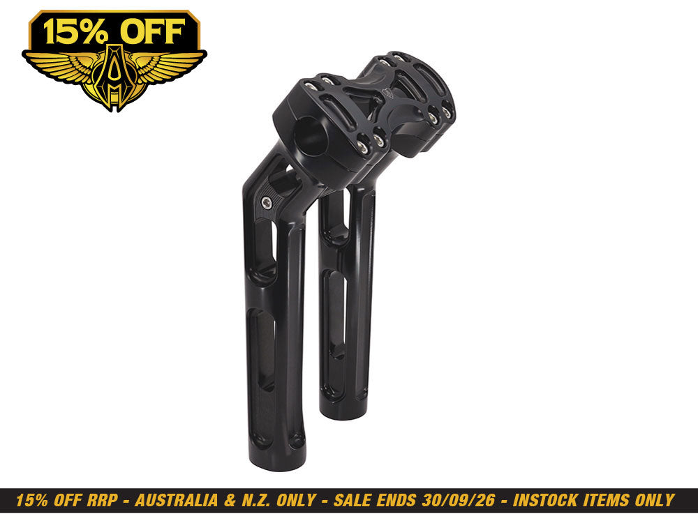 10in. Method Kickback Risers - Black. Fits 1in. Handlebar