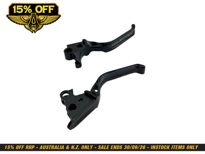 Method Levers - Black. Fits Touring Most 2021-2024 with Cable Clutch