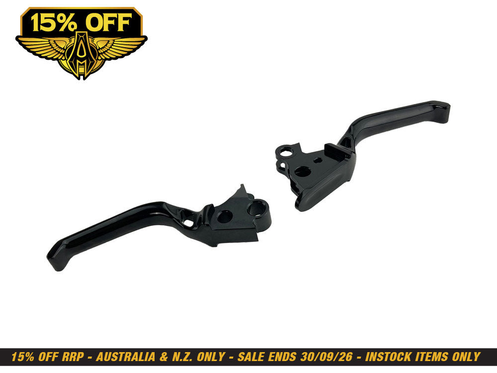 Method Levers - Black. Fits Touring Most 2021-2024 with Cable Clutch