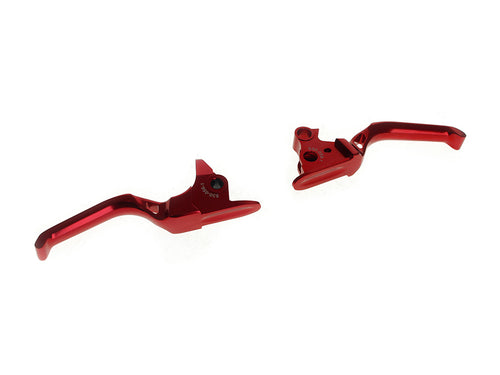 Method Levers - Red. Fits Softail 2018-2024
