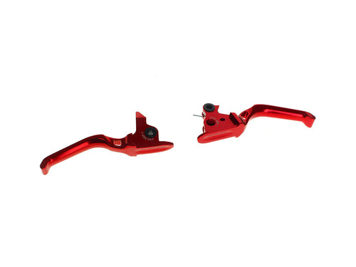 Method Levers - Red. Fits Touring Most 2021-2024 with Cable Clutch